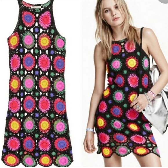 H&M Dresses & Skirts - H&M Coachella Crochet Mini Dress